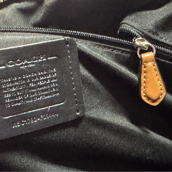 Coach Sierra Ranch floral satchel w strap black red flowers Alma style - Picture 4 of 9